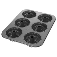 Форма-противень для 6 кексов Бандт, 10 см. Birkmann