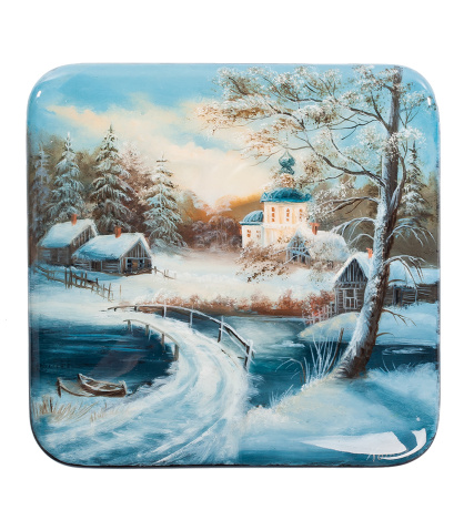 ШК-10/ 32 Шкатулка "Зима" исп. Котова