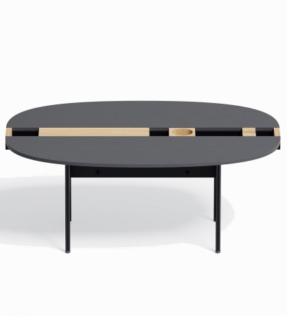 Журнальный столик Between S, 90х63,7х37 см. черный ясень/черный ясень Zahodi