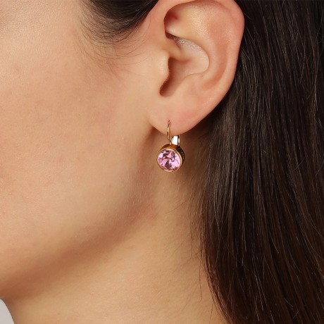 Серьги LOUISE SG LIGHT ROSE Dyrberg Kern