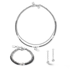 *Серьги 4-In-1 Silver