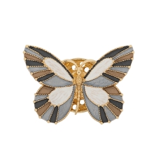 Брошь Бабочка XZ0786.2 BW/G Shadore