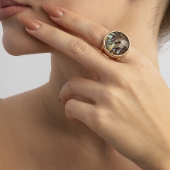 Кольцо abalone безразмерное K9948.14 M/G Possebon