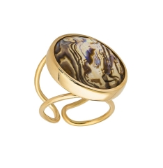 Кольцо abalone безразмерное K9948.14 M/G Possebon