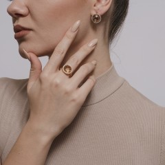 Кольцо XAN080D BR/G Boccadamo