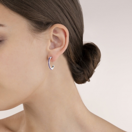 Серьги Amethyst-Silver 0139/21-0843 Coeur de Lion