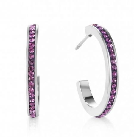 Серьги Amethyst-Silver 0139/21-0843 Coeur de Lion