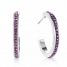 Серьги Amethyst-Silver 0139/21-0843 Coeur de Lion