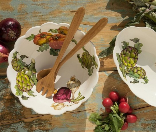 Чашка с блюдцем Mercato della Terra, 24х20 см. Nuova Cer