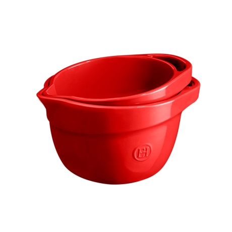 Миска для смешивания, размер  S, 2,5 л, цвет гранат, Emile Henry