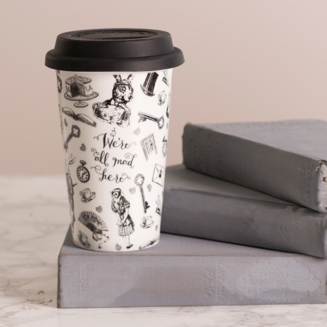 Туристическая кружка Виктория и Альберт "Алиса В Стране Чудес", 380 мл. Kitchen Craft