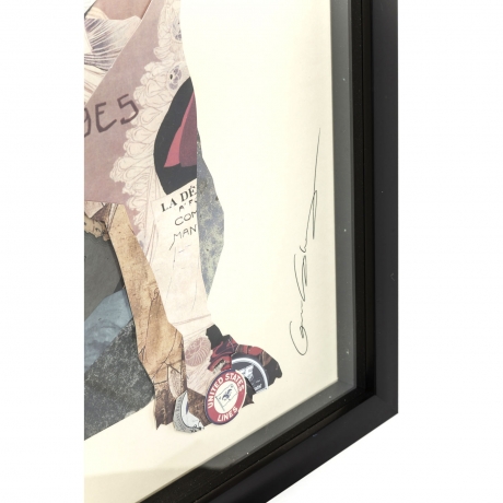 Картина в рамке Dog, коллекция "Собака" 61*61*4, Полистирол, Бумага, Мультиколор