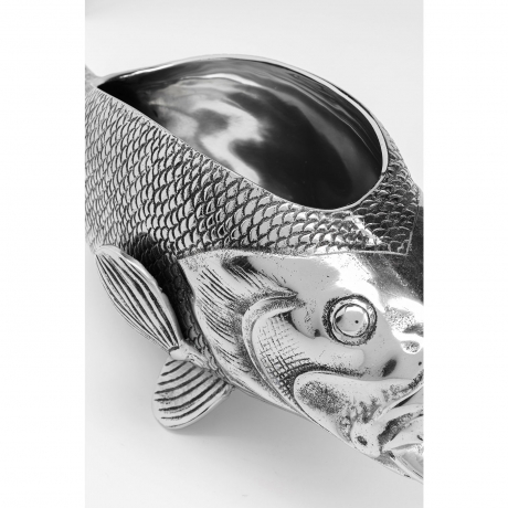 Ведро для охлаждения вина Pesce, 64х18х19, Алюминий, Серебряный