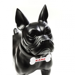 Статуэтка Toto, коллекция "Тото" 46*44*19, Стекловолокно, Полиуретан, Черный