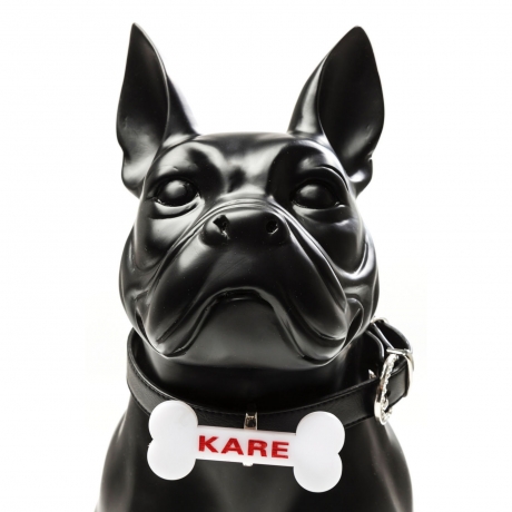 Статуэтка Toto, коллекция "Тото" 46*44*19, Стекловолокно, Полиуретан, Черный