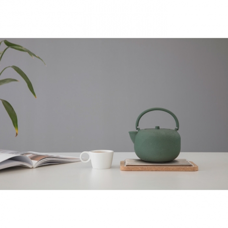 Чайник заварочный, с ситечком 800 мл. зеленый, Saga Viva Scandinavia