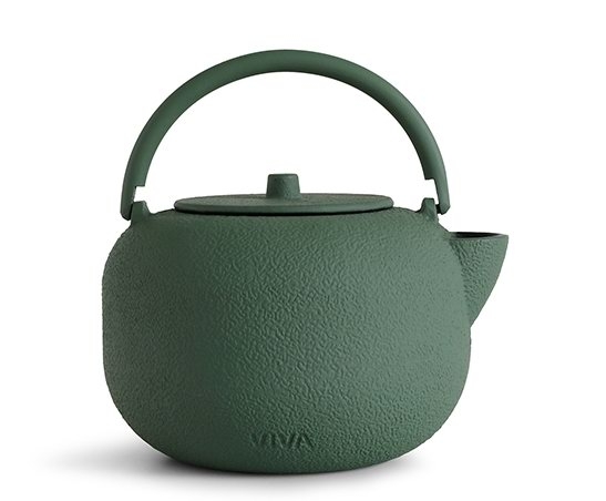 Чайник заварочный, с ситечком 800 мл. зеленый, Saga Viva Scandinavia