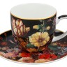 Чашка с блюдцем Натюрморт с тюльпаном, Х. Рейкерс, 0,25 л. Carmani