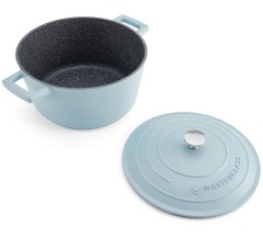 Кастрюля из литого аллюминия PASTEL BLUE, 4 л. MC Kitchen Craft