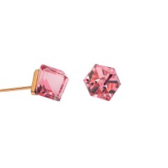 Пусеты Light Rose SWE1127/2 LR RG Fiore Luna