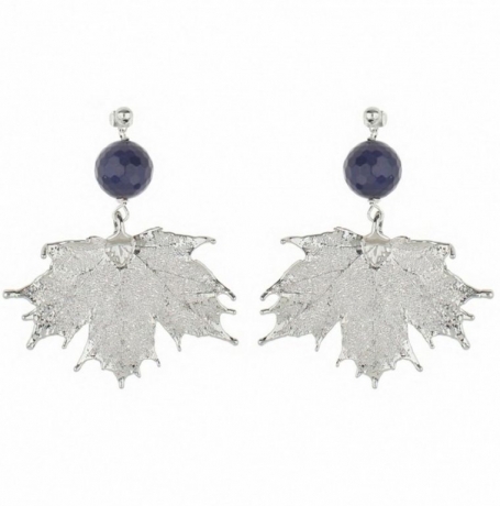 Серьги Канадский Клён OR904/40-S BW Ester Bijoux