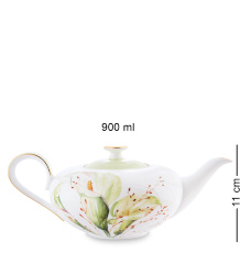 JK- 75 Чайный сервиз на 6 перс. &quot;Калла&quot; (Calla Charme Pavone)