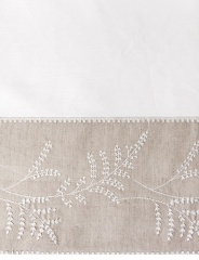 Скатерть "САНТОЛИНА", 160х180см. белый/льняной, BOVI