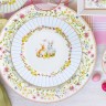 Тарелка десертная, 4 шт, 19 см, фарфор P, Микс, Кролики и цыплята, Happy Easter, Easy Life