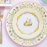 Тарелка десертная, 4 шт, 19 см, фарфор P, Микс, Кролики и цыплята, Happy Easter, Easy Life