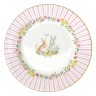 Тарелка десертная, 4 шт, 19 см, фарфор P, Микс, Кролики и цыплята, Happy Easter, Easy Life