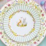Тарелка десертная, 4 шт, 19 см, фарфор P, Микс, Кролики и цыплята, Happy Easter, Easy Life