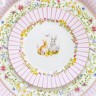 Тарелка десертная, 4 шт, 19 см, фарфор P, Микс, Кролики и цыплята, Happy Easter, Easy Life