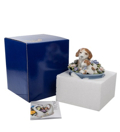 CMS-15/42 Муз. фигурка Пара собак "Любовь" (Pavone)