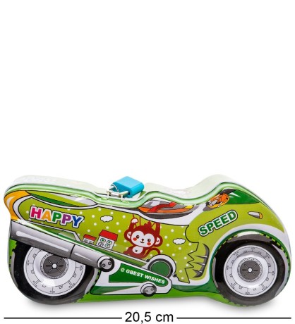 BX- 32/3 Металлическая копилка "Мотоцикл"