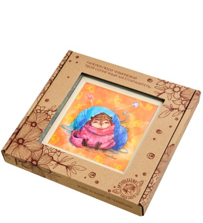 SZ-430 Панно керамическое "Бабушкин любимчик" 10х10