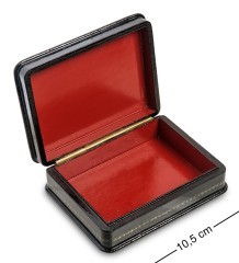 ШК-19/ 4-F Шкатулка в технике декупаж &quot;Алиса в стране чудес&quot; (10х8х3,5)