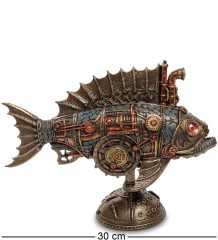 WS-905 Статуэтка в стиле Стимпанк "Рыба Удильщик" с подсветкой