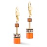 Серьги Orange-Brown Coeur de Lion