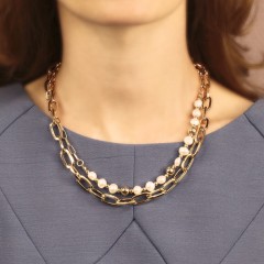 Колье Pearl Double