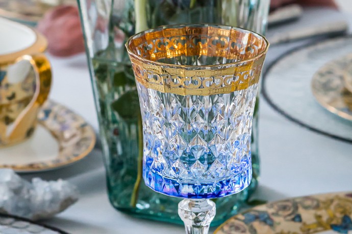 Набор бокалов для вина Цветная Флоренция, 0,27 л. 6 шт. Same