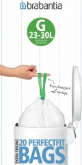 Мешки для мусора PerfectFit, размер G (23-30 л), рулон, 20 шт. Brabantia