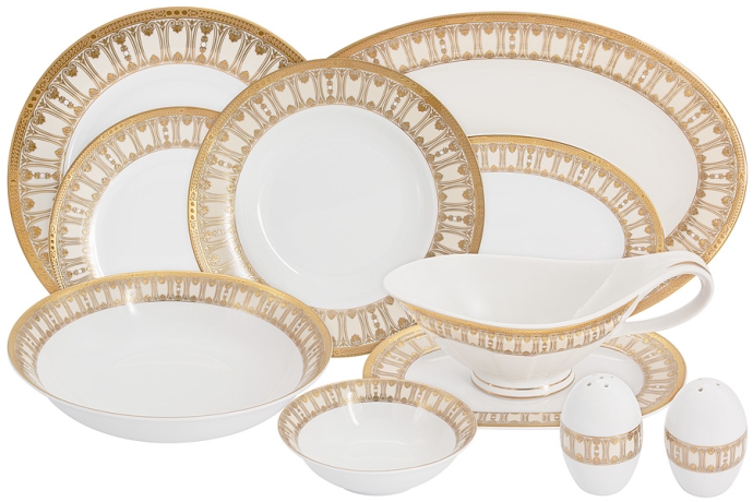 Обеденный сервиз Contessa, 12 персон, 50 предметов, Midori