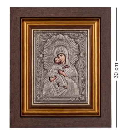 ПК-112 Панно "Икона-Владимирская Божья Мать" 25х30