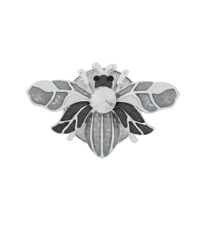 Брошь Жук XZ1385.2 BW/S Shadore