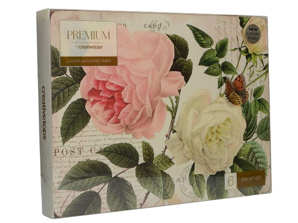 Набор 6 подставок "ROSE GARDEN" 22.8x30 см. CREATIVE TOPS