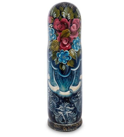 МР-25/ 78 Футляр для бутылки "Снегурочка с оленем"