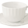 Чашка с блюдцем Onde, белая, 0,25 л. Easy Life