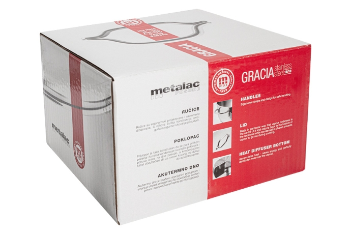 Кастрюля Грация, 16 см. 2 л. Metalac