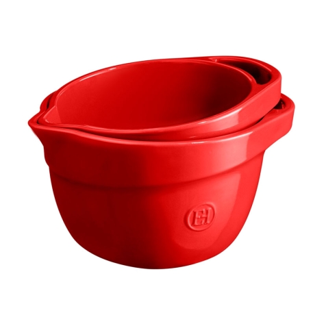 Миска для смешивания, размер  M, 3,5 л, цвет гранат, Emile Henry