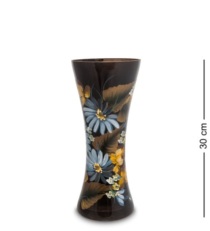 VZ-506 Ваза стеклянная "Жостово" h-300 (конус)